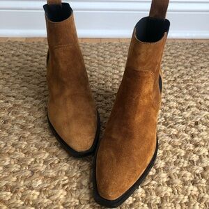 Everlane The Western Boot in Suede. Russet. Size 6.5